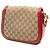 Borsa a tracolla Gucci Lady Web Medium in tela GG rossa Rosso - vista 2