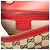 Borsa a tracolla Gucci Lady Web Medium in tela GG rossa Rosso - vista 5