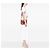 Borsa a tracolla Gucci Lady Web Medium in tela GG rossa Rosso - vista 6
