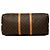 Borsa da viaggio Louis Vuitton Monogram Keepall Bandouliere 55 Marrone - vista 3