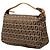 Borsa a mano Fendi Zucchino Canvas Beige - vista 2