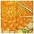 Foulard di seta Hermès Jardin Creole Arancione 90 - vista 2