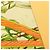 Foulard di seta Hermès Jardin Creole Arancione 90 - vista 7
