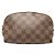 Bolsa de mão e nécessaire Louis Vuitton Damier Ebene castanha Marrom