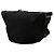 Borsa a tracolla Prada in tela Canapa con logo triangolare nera Nero - vista 2