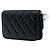 Borsa a tracolla Chanel Maxi Pearls in vitello matelassé nero con catena e clutch - vista 2