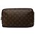 Borsa a Clutch Louis Vuitton Monogram Trousse Toilette 28 Marrone