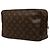 Borsa a Clutch Louis Vuitton Monogram Trousse Toilette 28 Marrone - vista 2