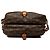 Borsa a tracolla Louis Vuitton Monogram Saumur 25 Marrone - vista 3