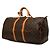Borsa da viaggio Louis Vuitton Monogram Keepall 55 Marrone - vista 2
