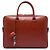 Borsa business Barrow Burberry in pelle marrone