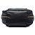 Borsa Tote Convertibile con Zip Laterale Prada Vitello Daino Nera Nero - vista 3