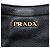 Borsa Tote Convertibile con Zip Laterale Prada Vitello Daino Nera Nero - vista 5