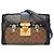 Bolso Clutch Bandolera Louis Vuitton Monogram Reverse Trunk Marrón Castaño