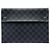 Borsa a pochette Louis Vuitton Damier Graphite Alpha Pochette GM nera Nero