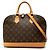 Borsa a mano Louis Vuitton Monogram Alma PM Marrone