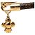 Bracciale Vivienne Charm Monogram e placcato oro marrone Louis Vuitton - vista 4
