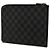 Borsa a pochette Louis Vuitton Damier Graphite Pochette Jour PM nera Nero - vista 2