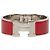 Bracciale Hermès Clic Clac H PM largo in smalto rosso