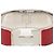 Bracciale Hermès Clic Clac H PM largo in smalto rosso - vista 4
