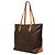 Borsa Tote Louis Vuitton Monogram Cabas Mezzo Marrone - vista 2