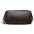 Borsa Tote Louis Vuitton Monogram Neverfull MM Marrone - vista 3