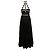 Vestido de seda estilo griego adornado Alexander McQueen negro Talla IT 42 - vista 4