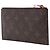 Pouch con Cerniera Louis Vuitton Monogram Pochette Felicie, Marrone - vista 2