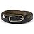Bracciale Hapi I Triple Wrap in Swift nero placcato palladio Hermès