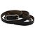 Bracciale Hapi I Triple Wrap in Swift nero placcato palladio Hermès - vista 4