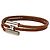 Bracelet Tournis Tresse en cuir marron Hermès - vue 2
