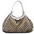 Borsa a tracolla Gucci GG Canvas Abbey D Ring Beige