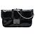 Autre Marque Borsa a tracolla Dior New Lock Ruffle in vernice perforata Cannage nera Nero