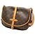 Borsa a tracolla Louis Vuitton Monogram Saumur 30 Marrone - vista 2