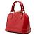 Borsa Satchel Alma BB Louis Vuitton Monogram Vernis Rossa Rosso - vista 2