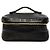 Black Chanel CC gesteppte Lammleder Vanity Bag Schwarz