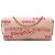 Sac à épaule Chanel CC Chocolate Bar Canvas Logo East West Flap Rose