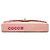 Sac à épaule Chanel CC Chocolate Bar Canvas Logo East West Flap Rose - vue 3