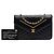 Borsa a tracolla Chanel Wallet on Chain in lambskin nero con matelassé chevron invertito - vista 7