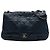 Borsa a tracolla Chanel Coco Pleats in vitello matelassé blu