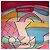 Borsa a tracolla Chanel Medium Quilted Terry Cloth Coco Beach Flap Rosa - vista 4