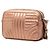 Borsa Camera Prada Diagramme in Nappa Metallizzata Rosa Impunture - vista 2