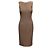 Vestido vaina sin mangas Dolce & Gabbana Tan Talla IT 42