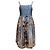 Autre Marque Abito Lolita Krad Lanrete Stampa Barocca Blu e Multicolor Dimensione US M - vista 3