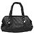 Borsa Bowler Chanel in pelle matelassé nera Nero - vista 3