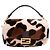 Fendi Baguette Tasche aus Shearling und Vitello in Leopard-Print, Braun & Multicolor - Ansicht 2