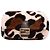 Fendi Baguette Tasche aus Shearling und Vitello in Leopard-Print, Braun & Multicolor - Ansicht 3