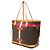 Borsa Tote Louis Vuitton Monogram Summer Trunks Neverfull MM Marrone - vista 2