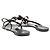 Valentino Garavani Sandali thong Valentino Rubber Rockstud neri Taglia 36 Nero - vista 4