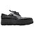 Black Prada Patent Platform Oxfords Size 38